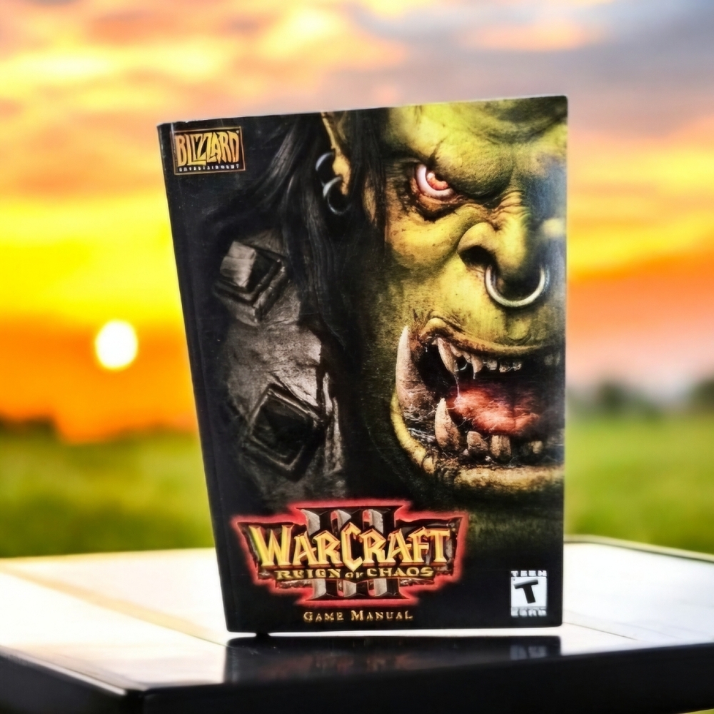 World of Warcraft III 3 Reign of Chaos Game Manual PC Blizzard Entertainment VG